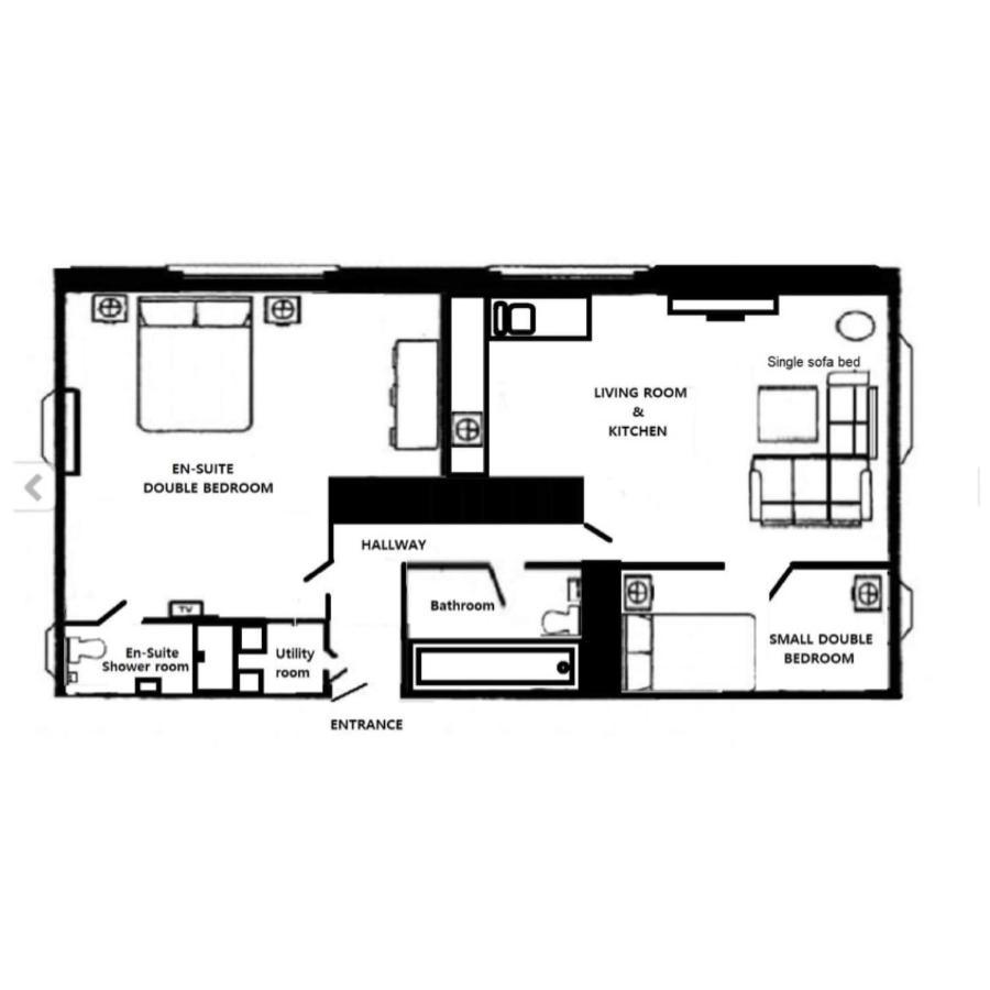Glasgow City Centre Apartment מראה חיצוני תמונה